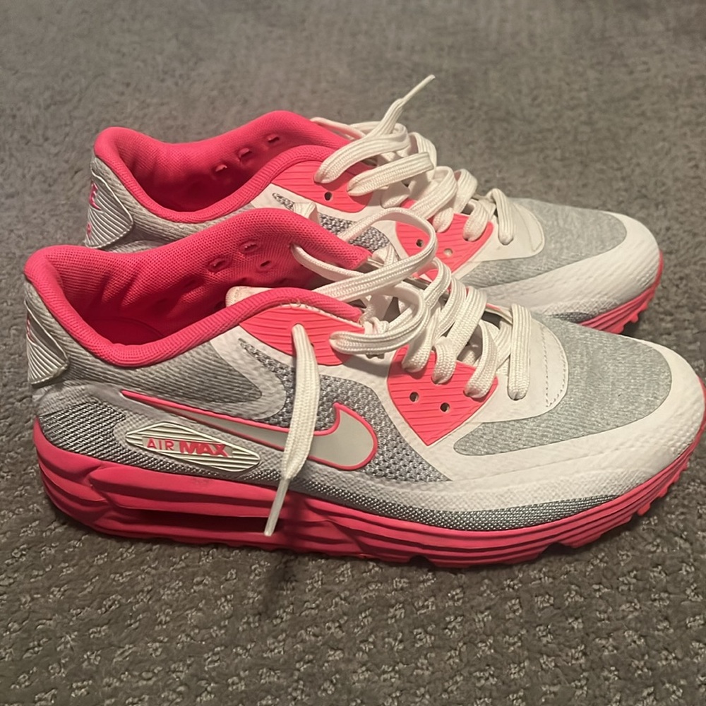 Pink Nike sneakers